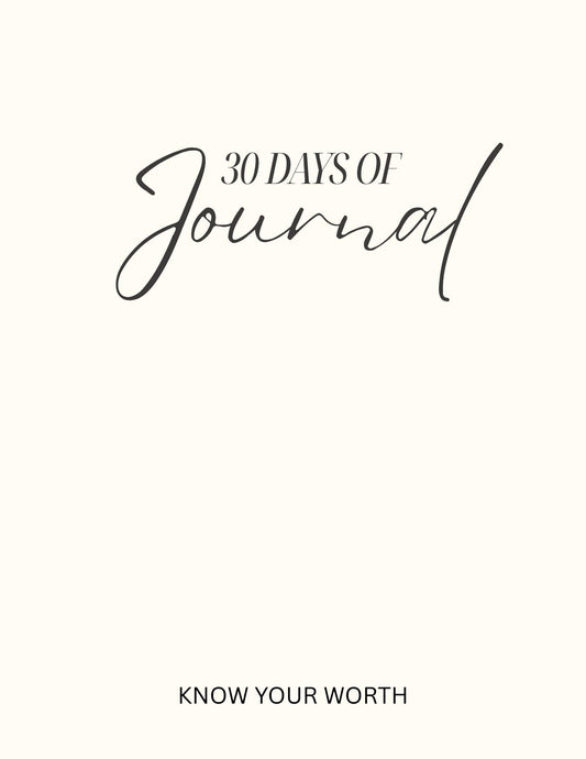 30-Day Morning Journal – Digital Download (Printable PDF)